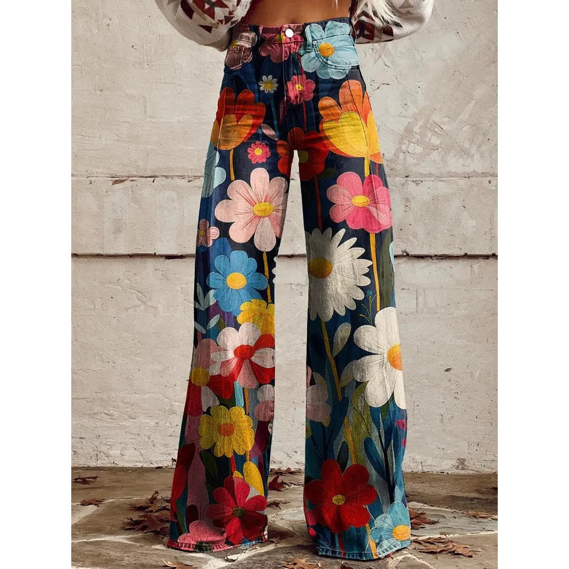 Diana - Cheerful Floral Pants