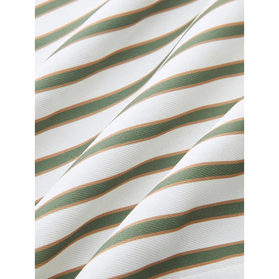 Striped Mid-Waist Wide Leg Pants