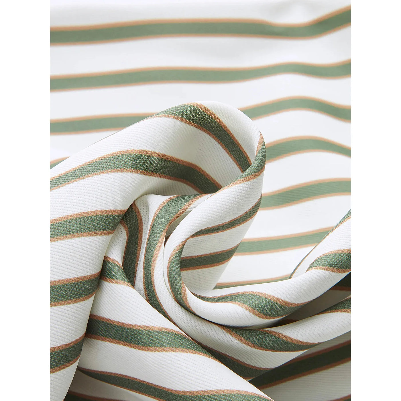 Striped Mid-Waist Wide Leg Pants