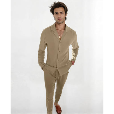 Men's Summer Linen Set