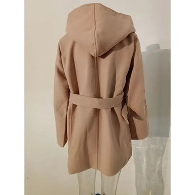 Aryna - Wool Coat with Hood