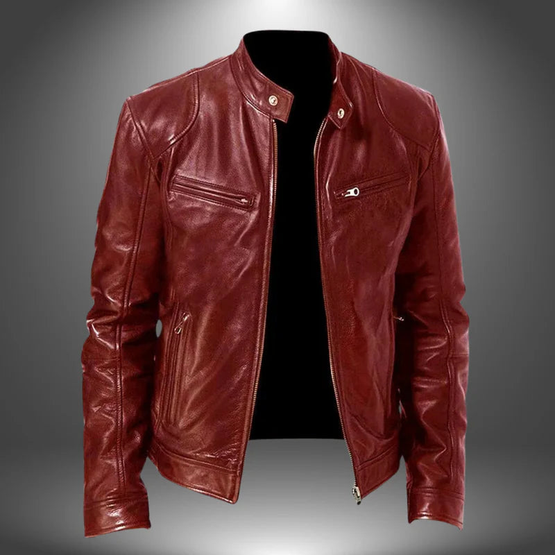 Hendrik - Leather Statement Coat