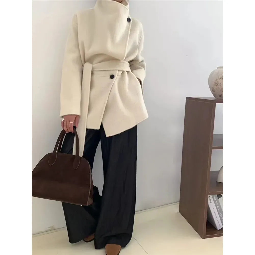 Sofia - Silk and Wool Coat