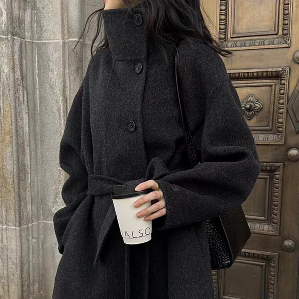 Sofia - Silk and Wool Coat