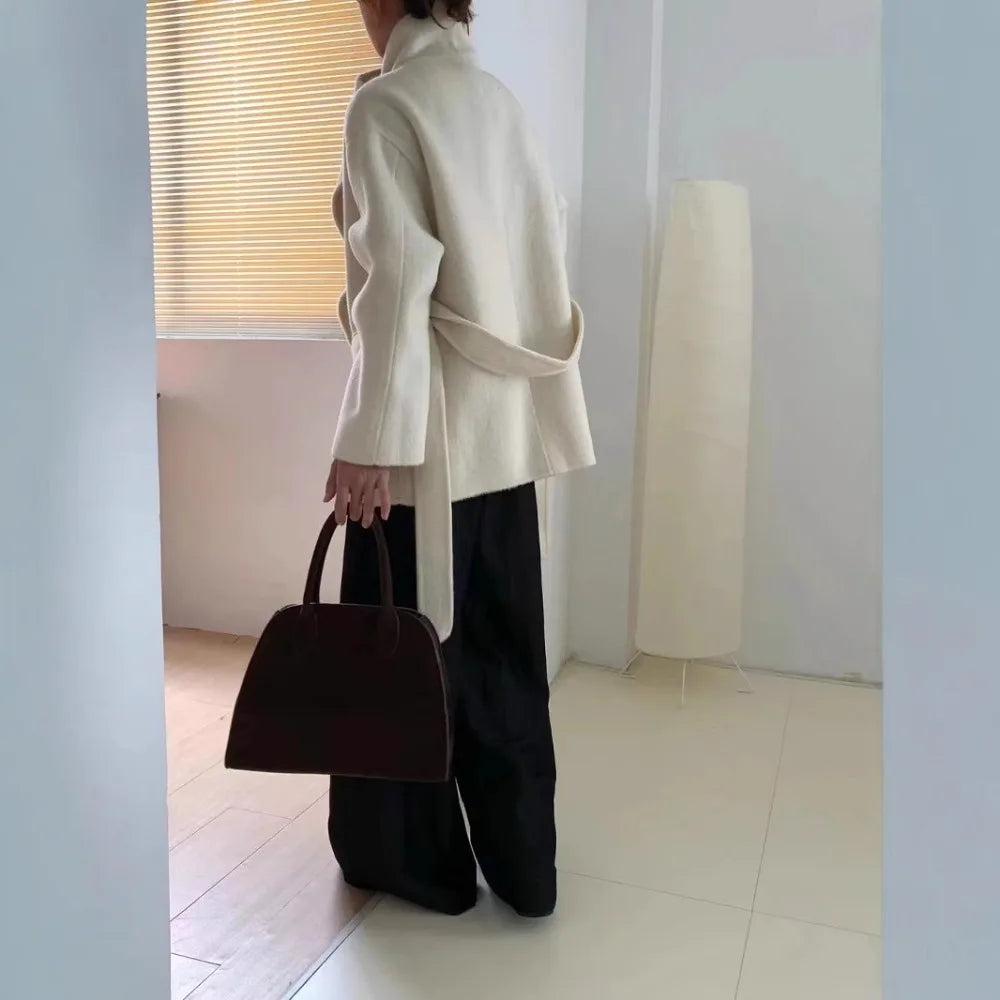 Sofia - Silk and Wool Coat