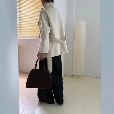 Sofia - Silk and Wool Coat