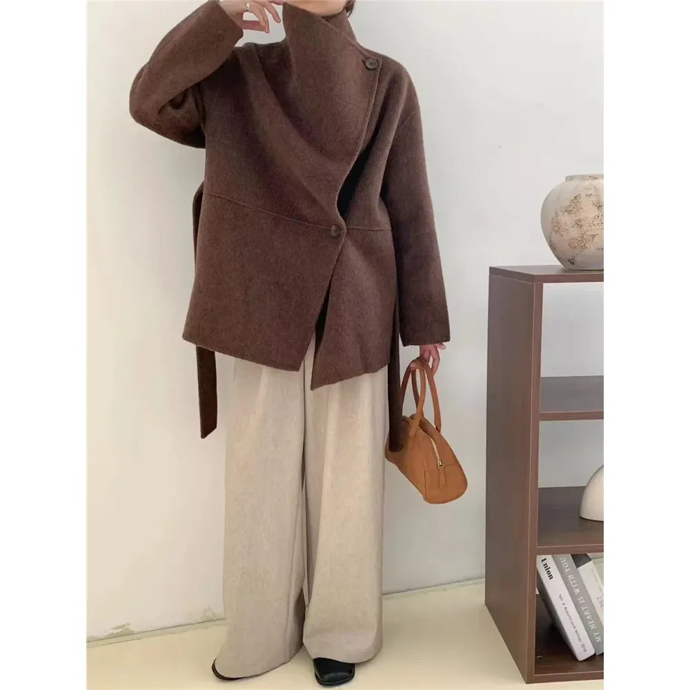 Sofia - Silk and Wool Coat