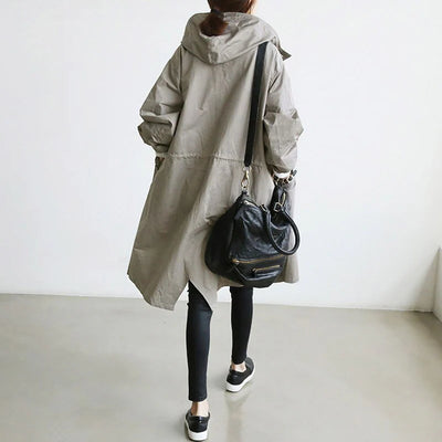 Evelyn - Elegant Waterproof Trench Coat