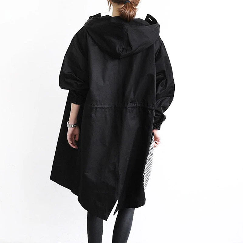 Evelyn - Elegant Waterproof Trench Coat
