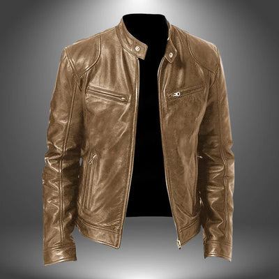 Hendrik - Leather Statement Coat