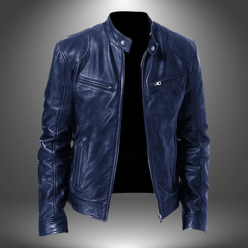 Hendrik - Leather Statement Coat